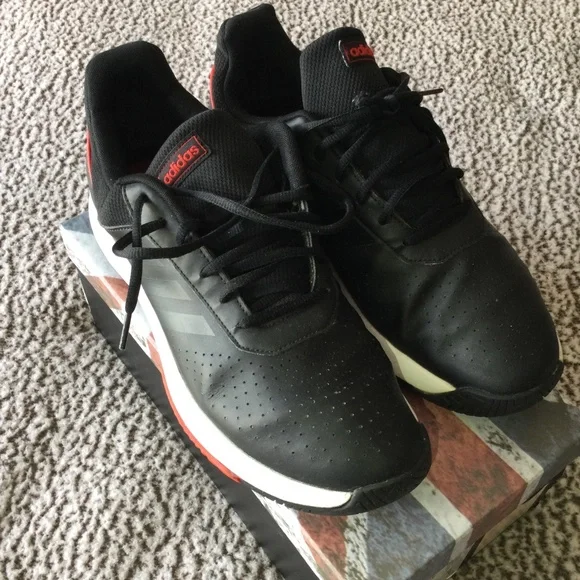 Adidas Tennis Courtsmash Black Size 12 - Picture 6 of 9